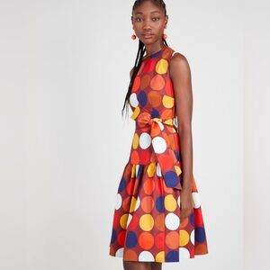Kate Spade Colorful Dot Party Julia Midi Dress